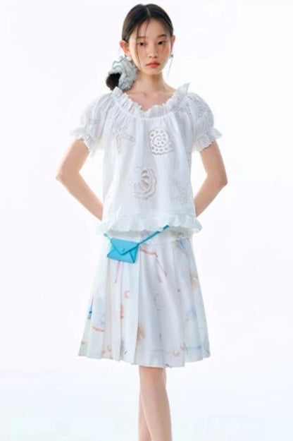 Starfish Pleated Skirt Set-Up