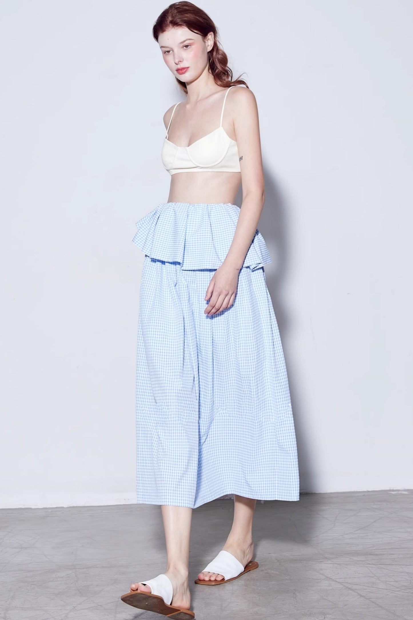 Summer Checkered Skirt