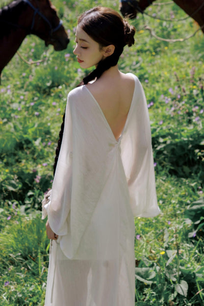 Cool Fairy Bat Sleeve Dress