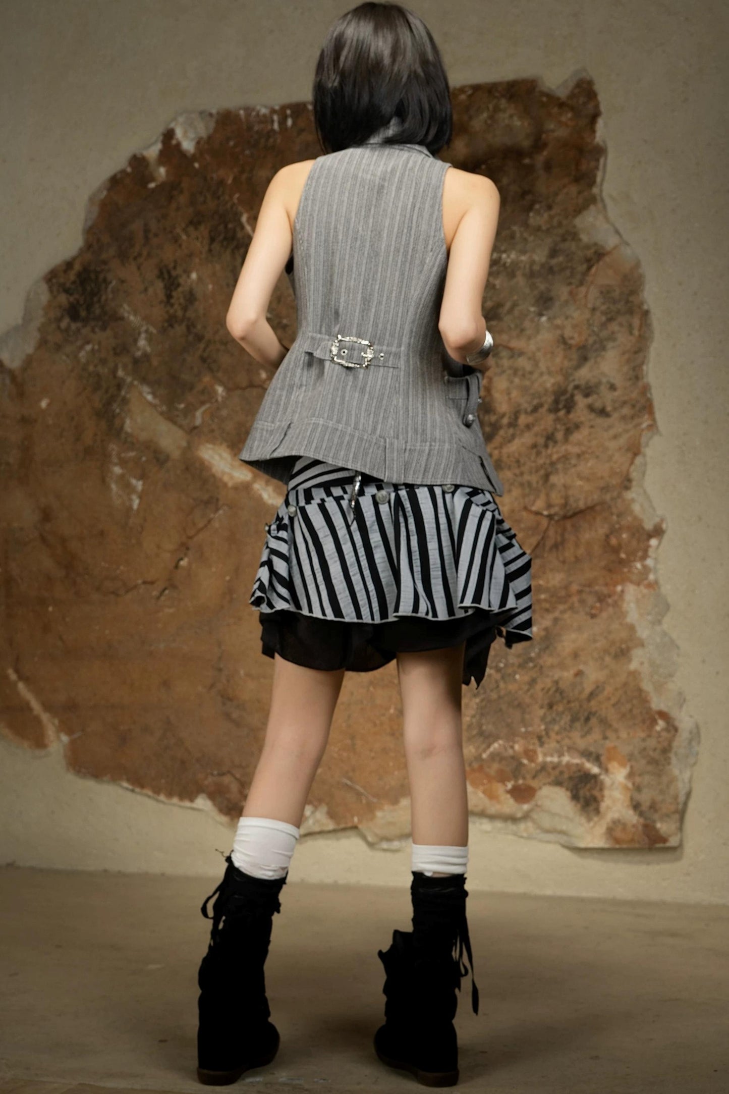 Sleeveless Gothic Halter Top