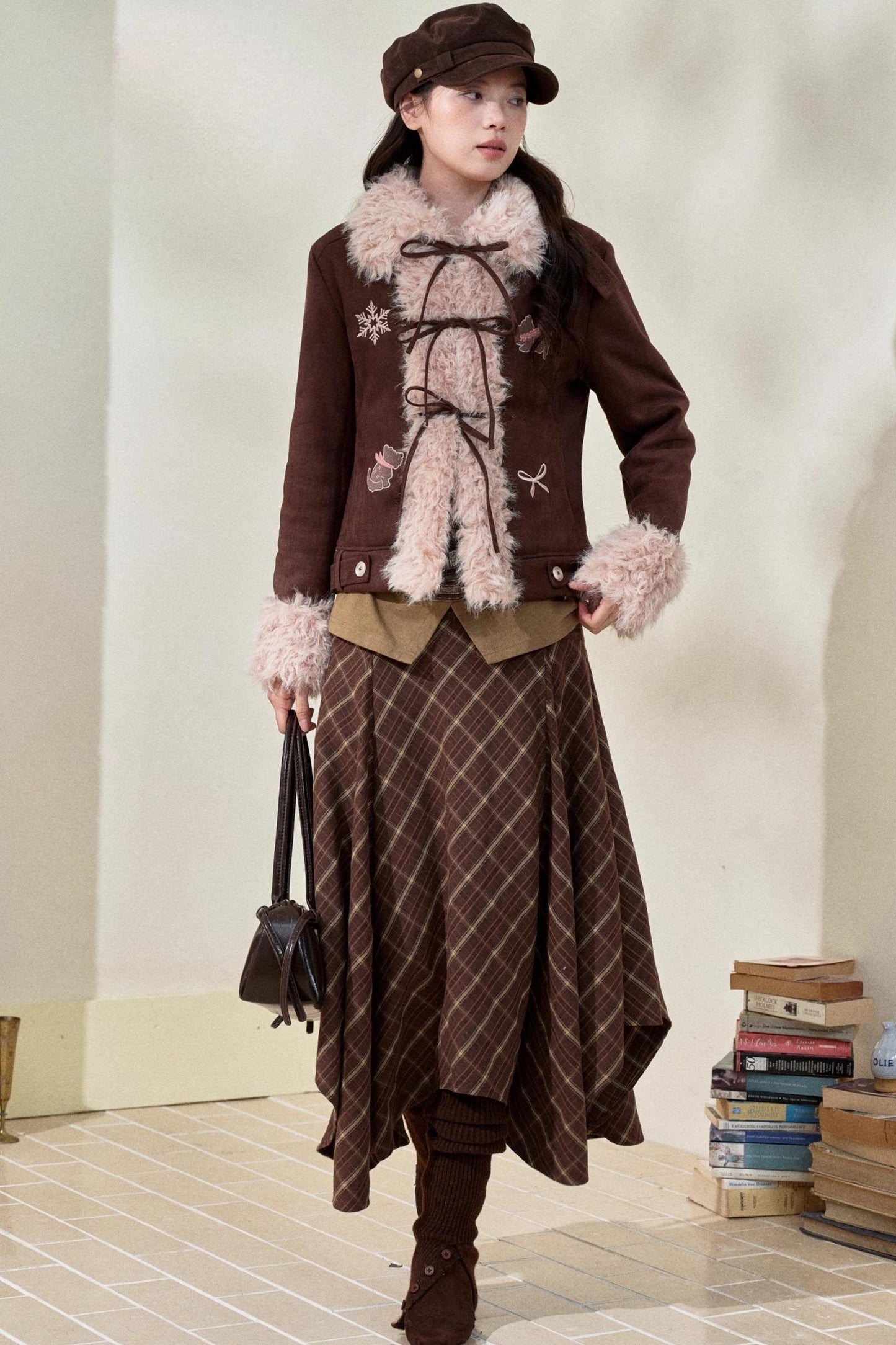 Original Suede Bow Coat