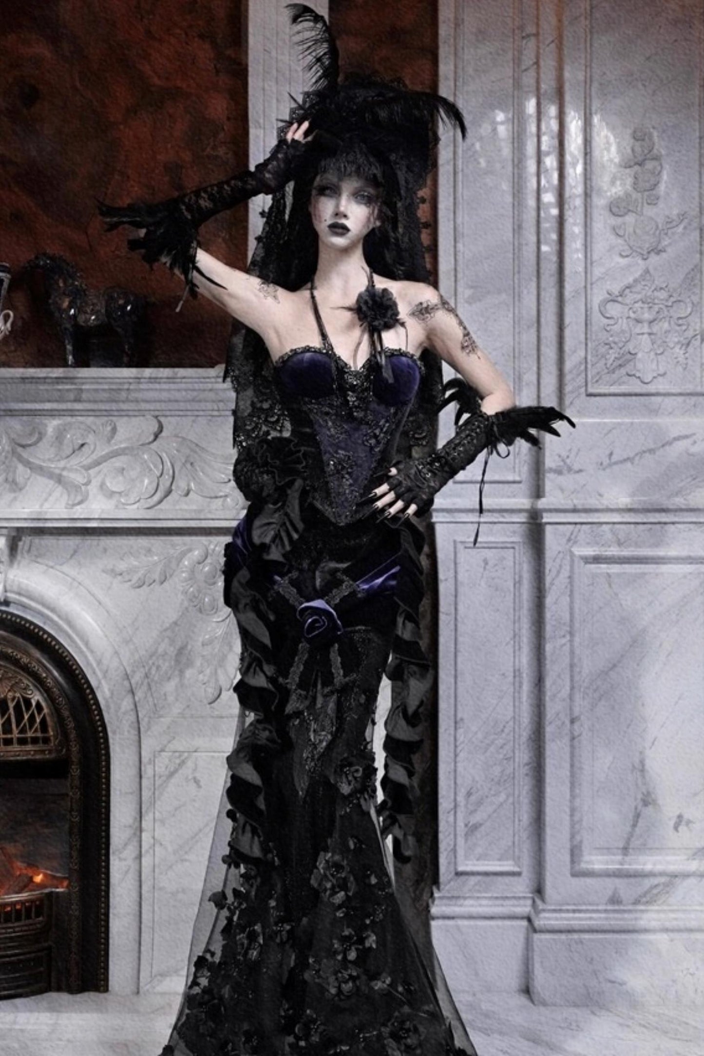 Velvet Diamond Corset