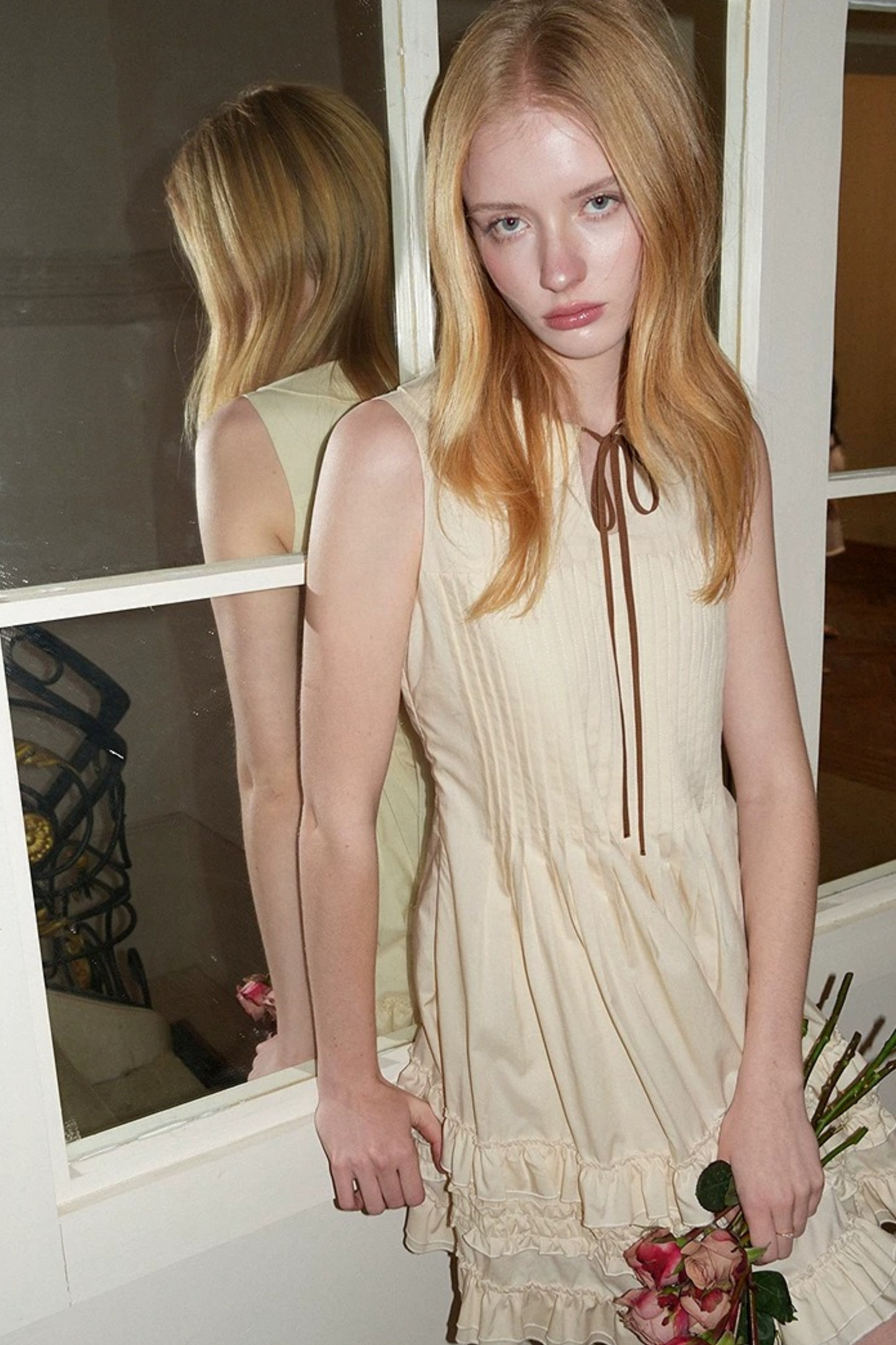 Light Yellow Lace Dress