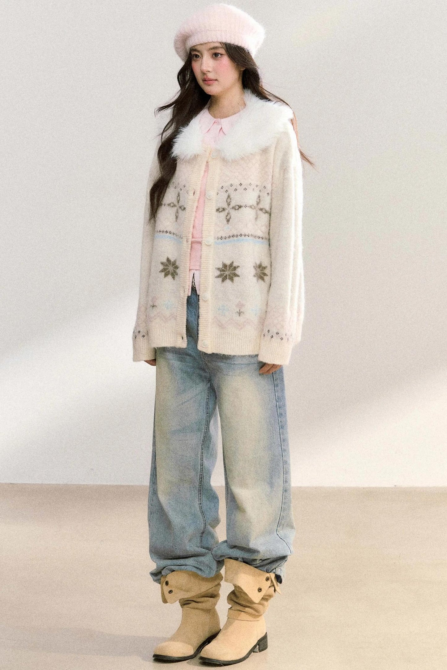 Detachable Knitted Sweater Jacket