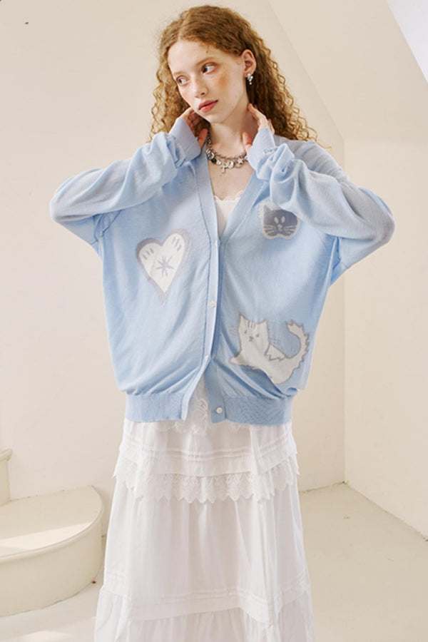 Apple Chic Knit Cardigan