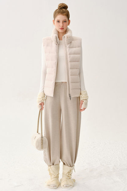 Plush Patchwork Leather Bag