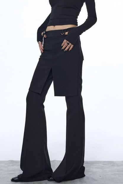 Winter Slim Black Trousers