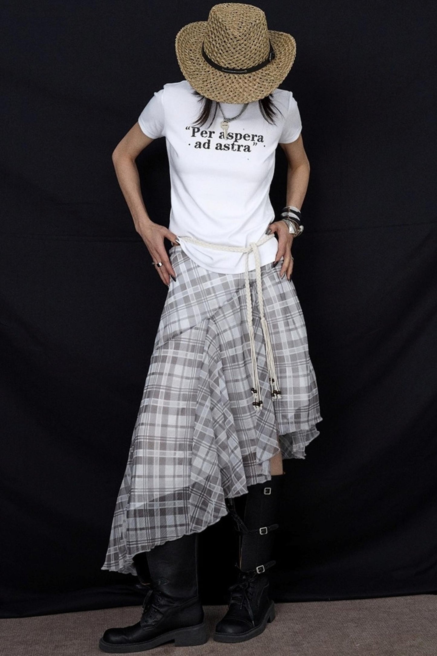 Summer Ruffled Irregular Skirt