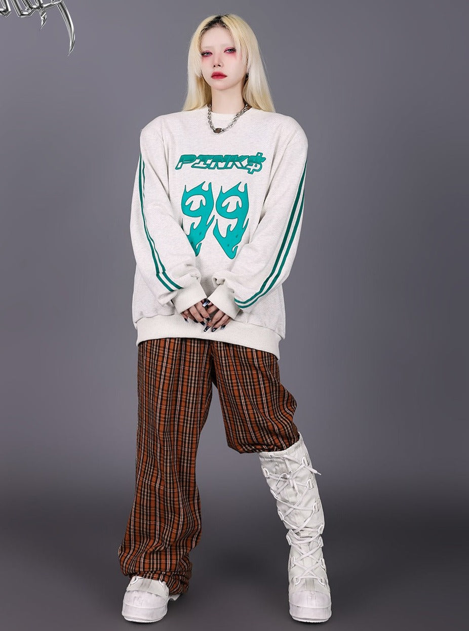 Hip hop wide-leg pants