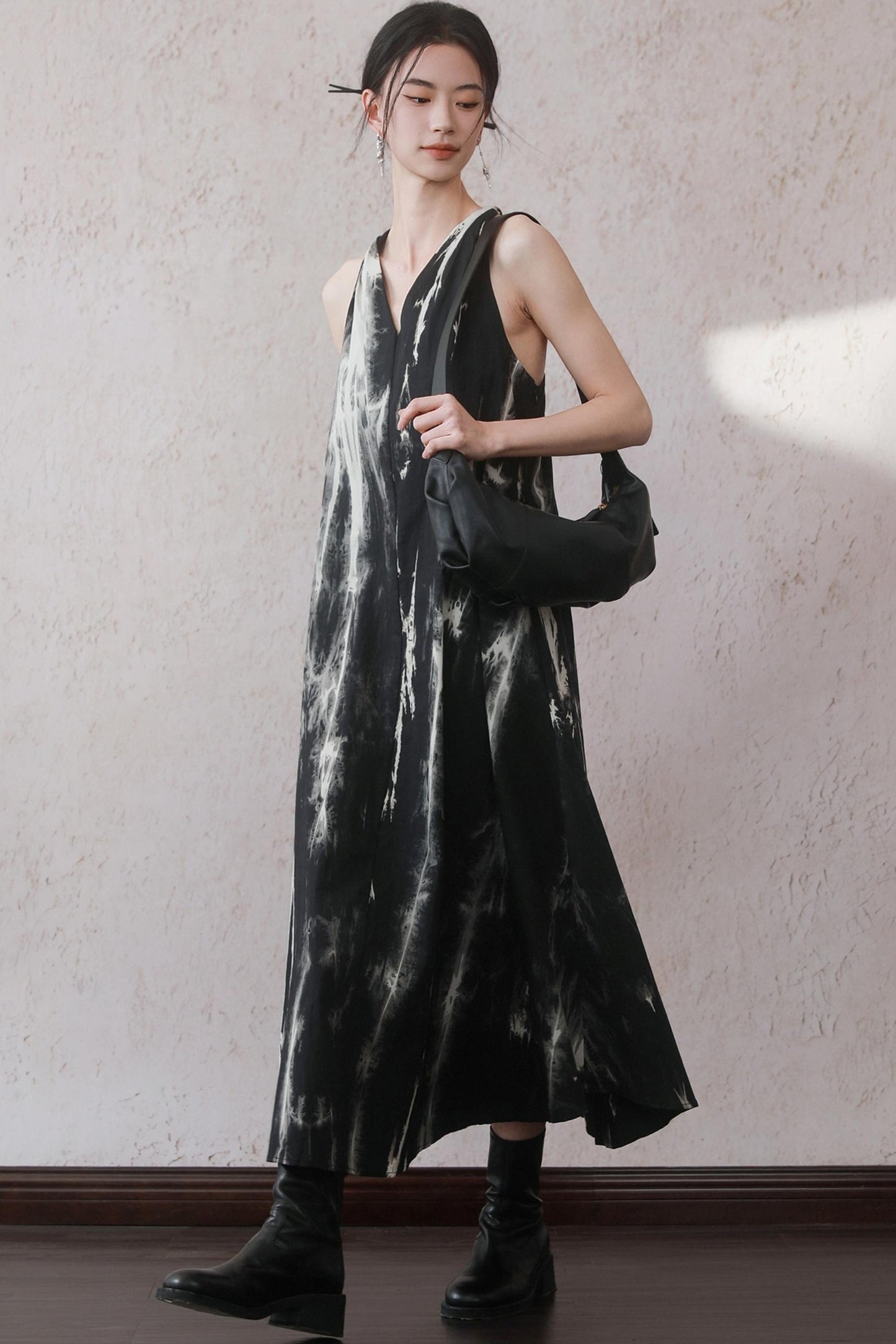 Twisted Flutter Tank Dress