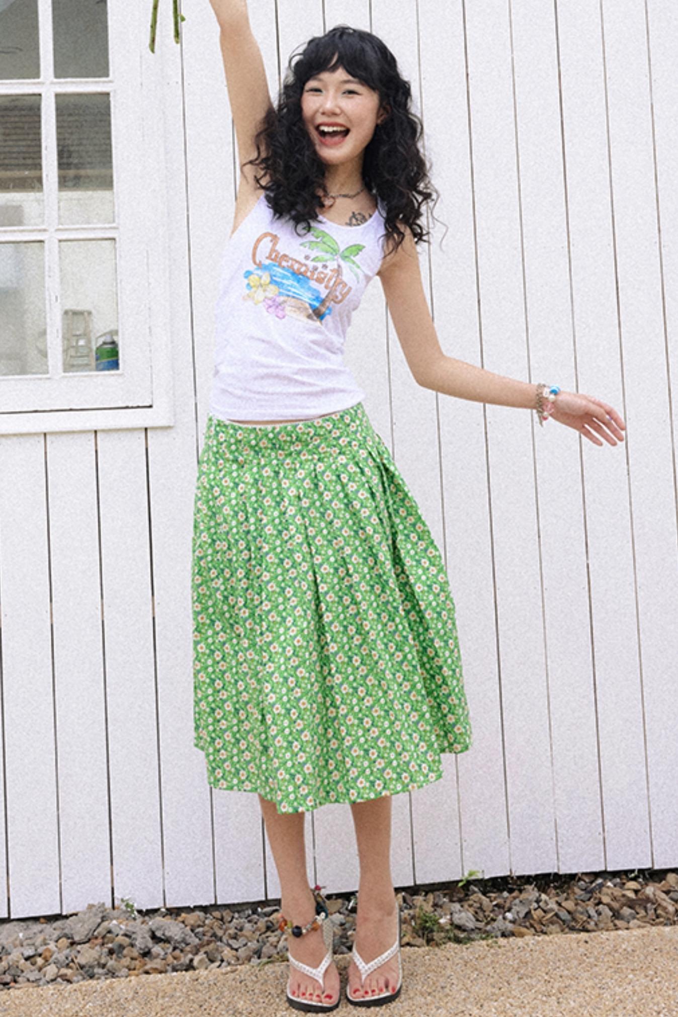 Green Meadow Skirt