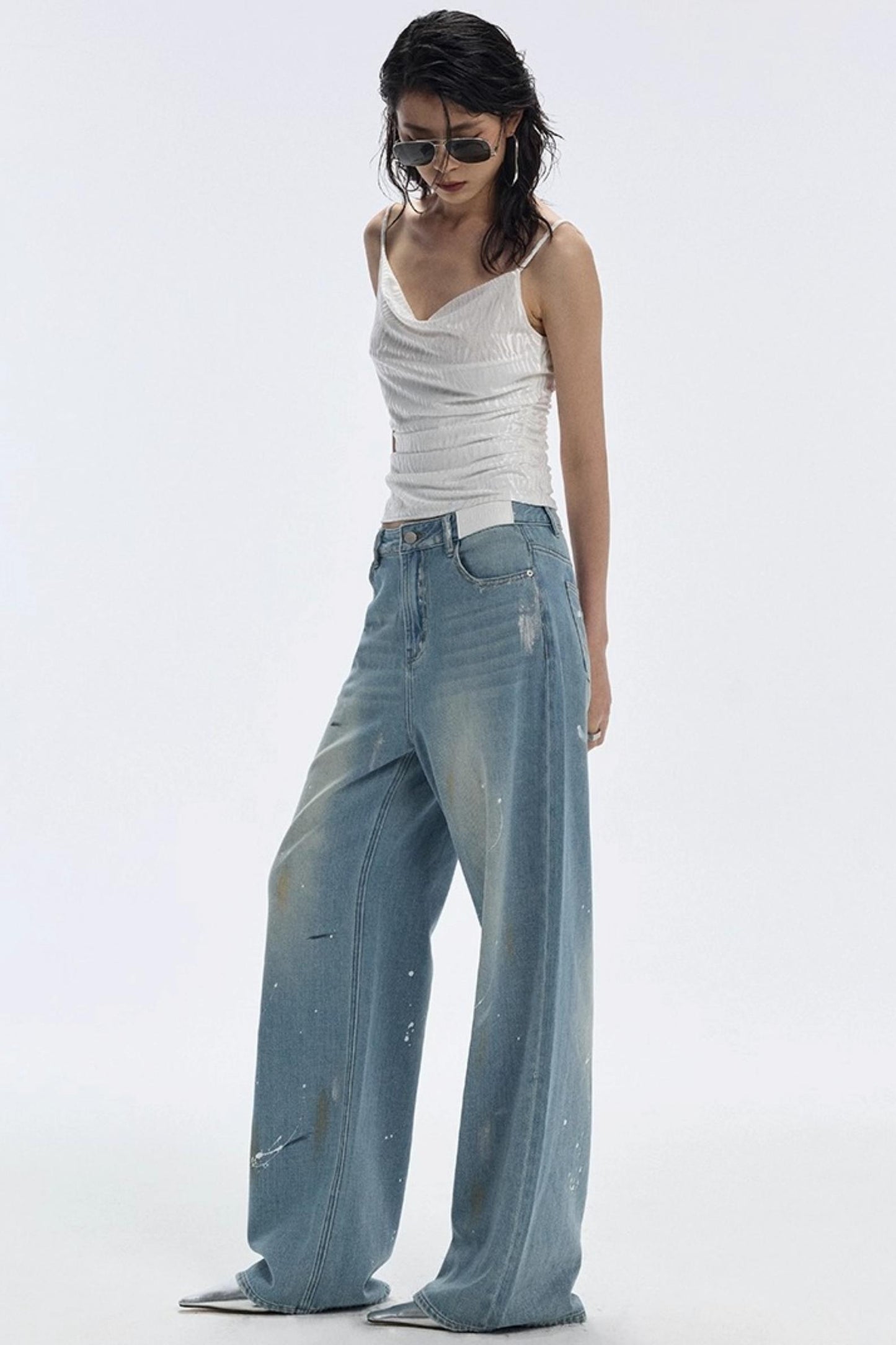 Summer Design Straight-Leg Pants