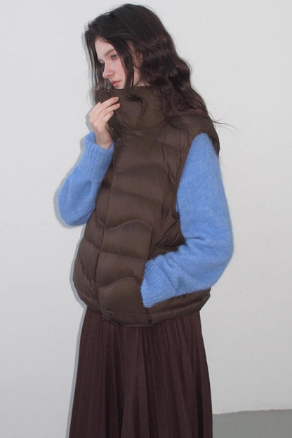 Moonlight Irregular Down Vest