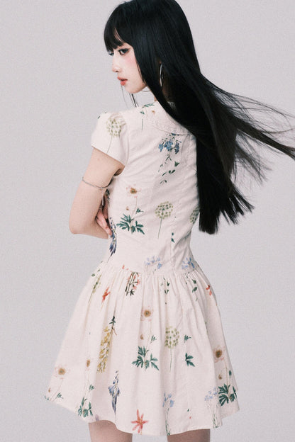 Floral French Doll Dress