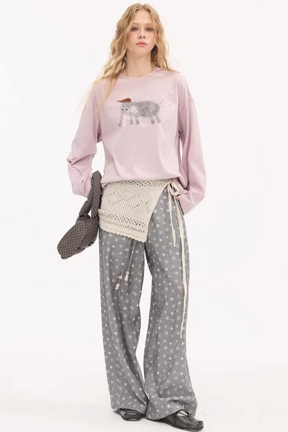 Beaded Polka Dot Pants