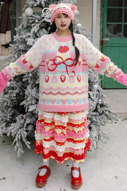 Strawberry Mink Sweater