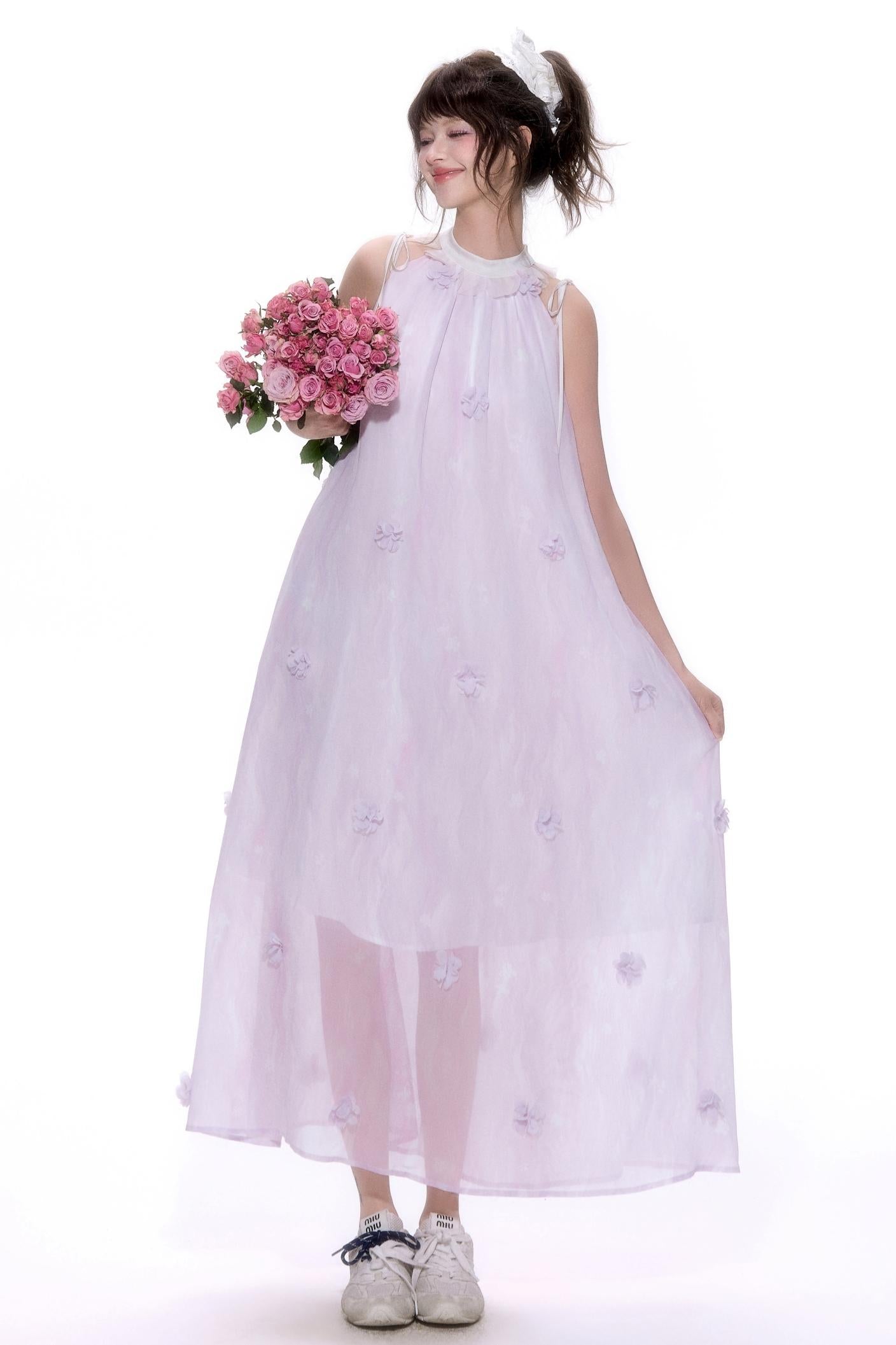 Floral Fairy Chiffon Dress