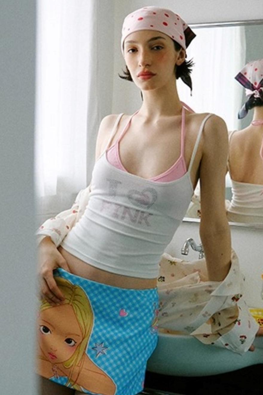 Summer Plaid Print Skirt