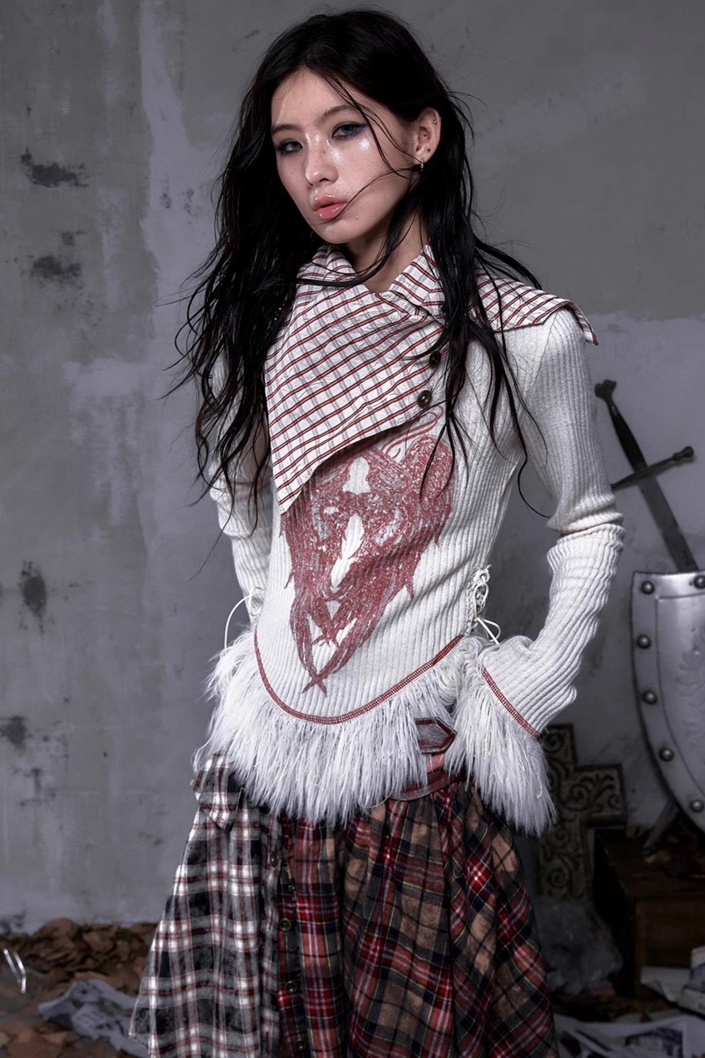 Vintage Christmas Turtleneck Sweater