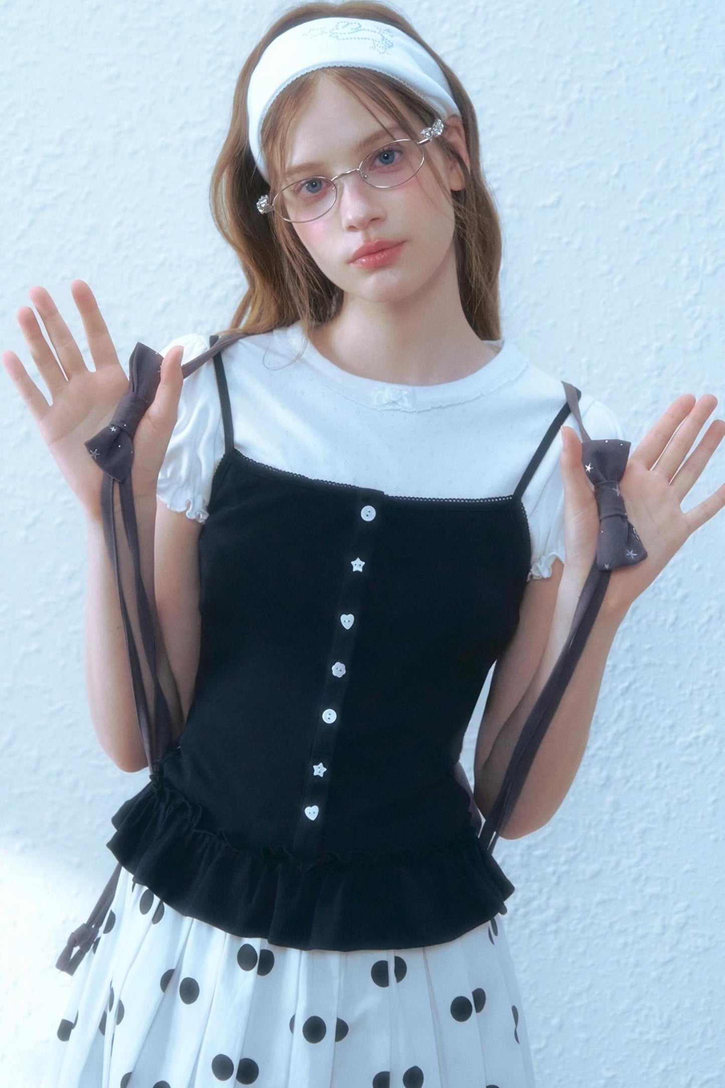 Silver Stars Drawstring Backpack