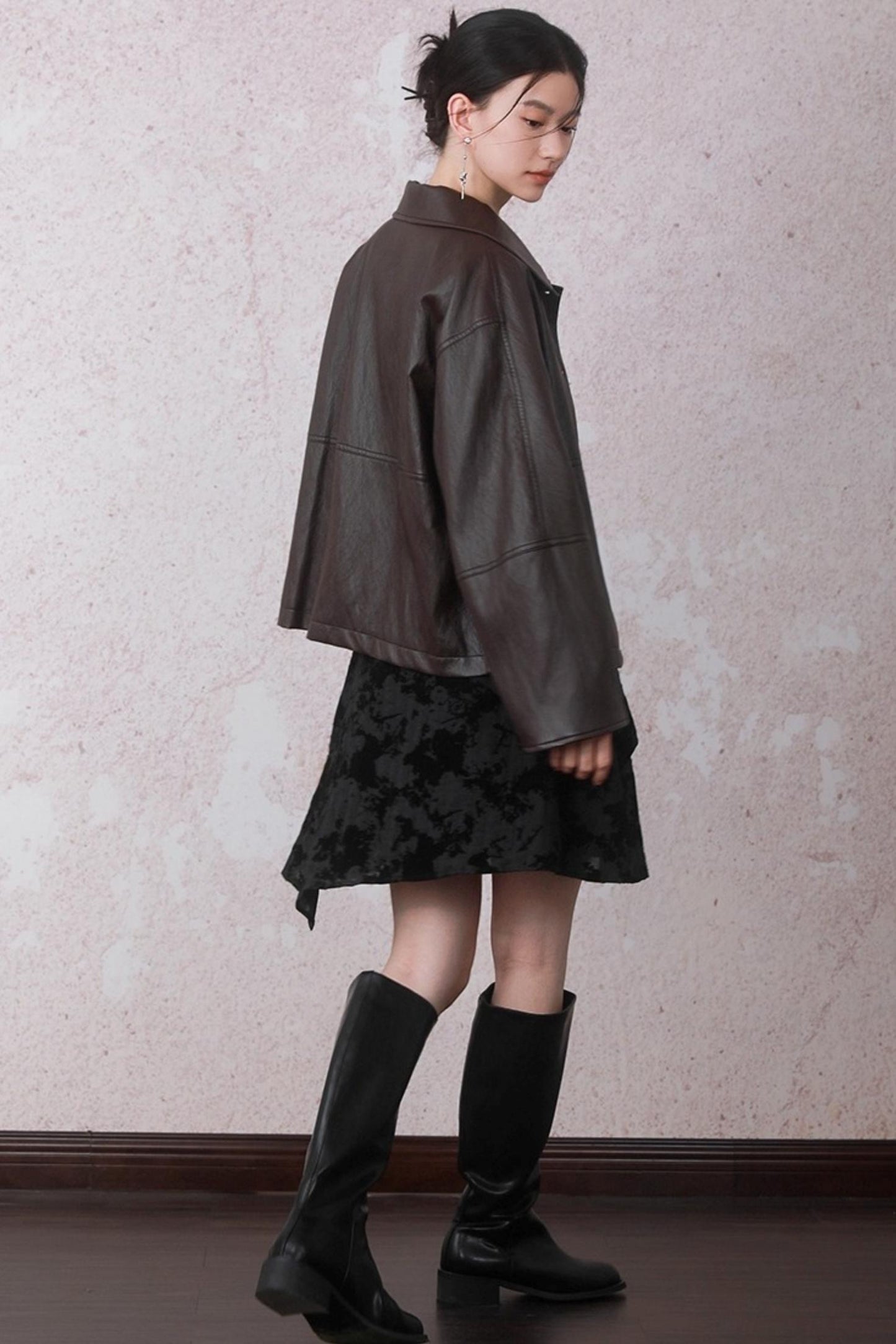 Caramel Coffee Leather Jacket