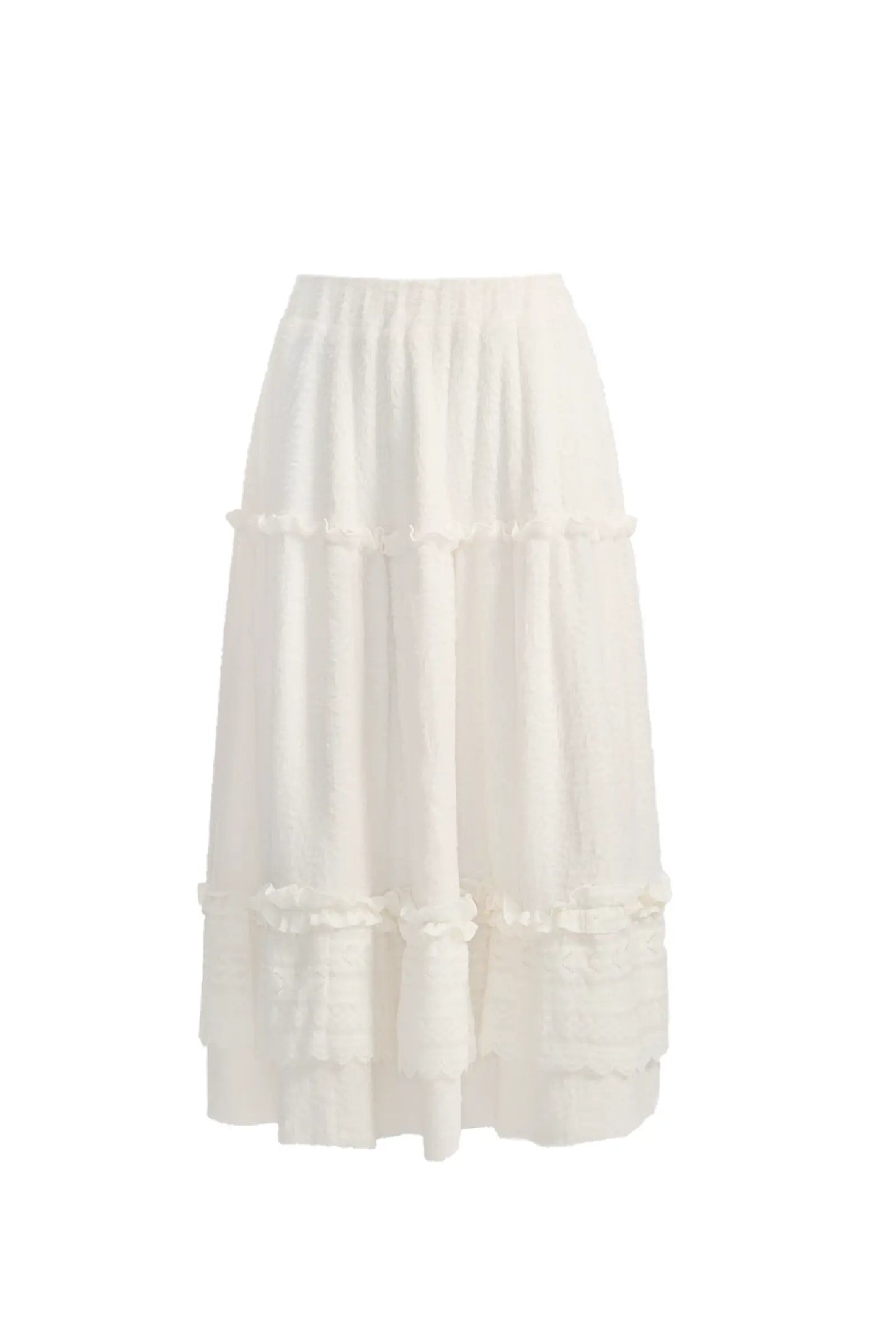 Soft Knit Ruffle Skirt