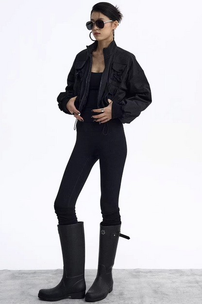 Solid Color Flight Jacket