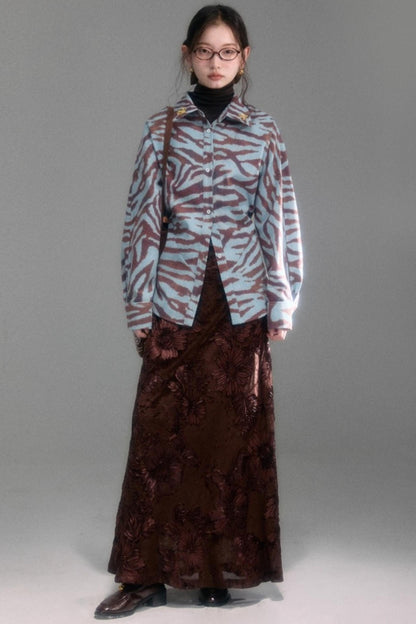 Castle Vine Velvet Skirt