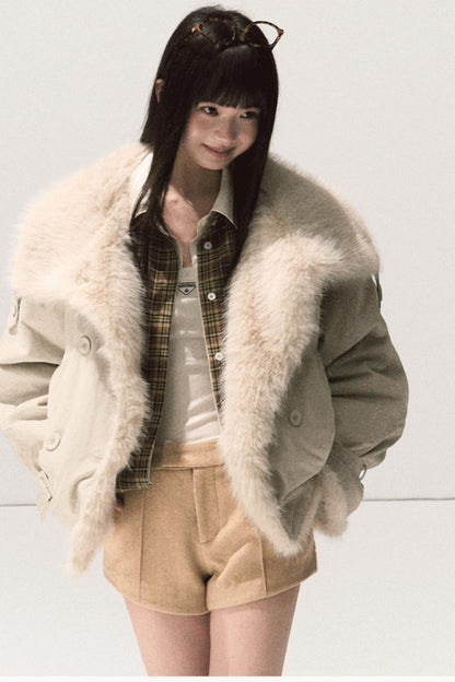 Vintage Striped Texture Two-Piece Shirt