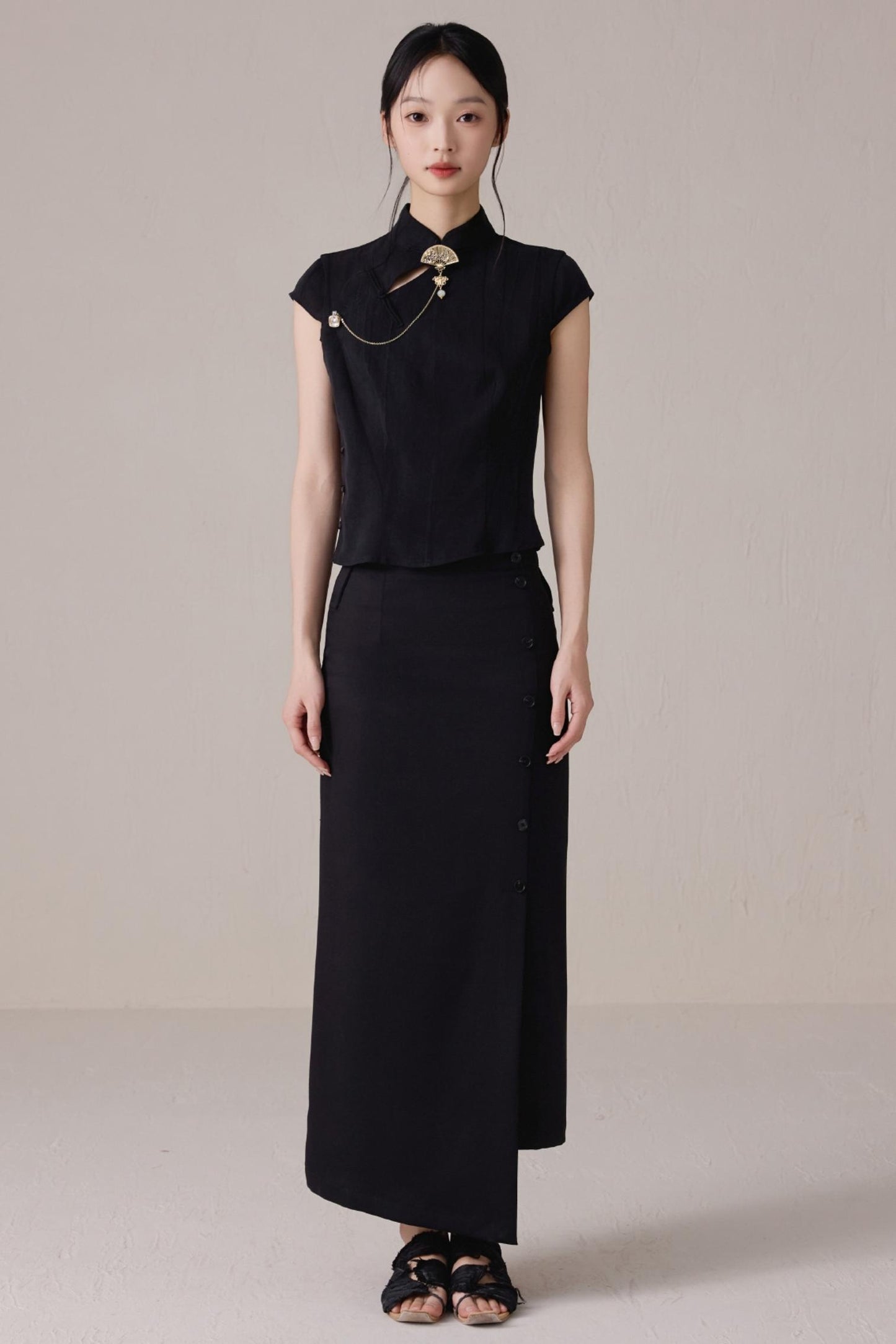 Black High-Waist Skirt