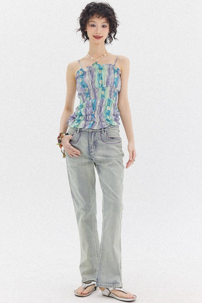 Mist Drawstring Camisole