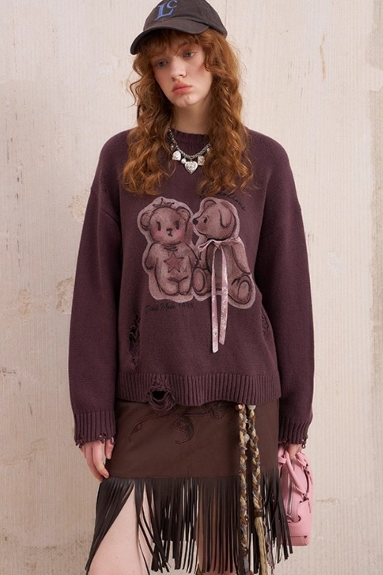 Bear Knitted Sweater