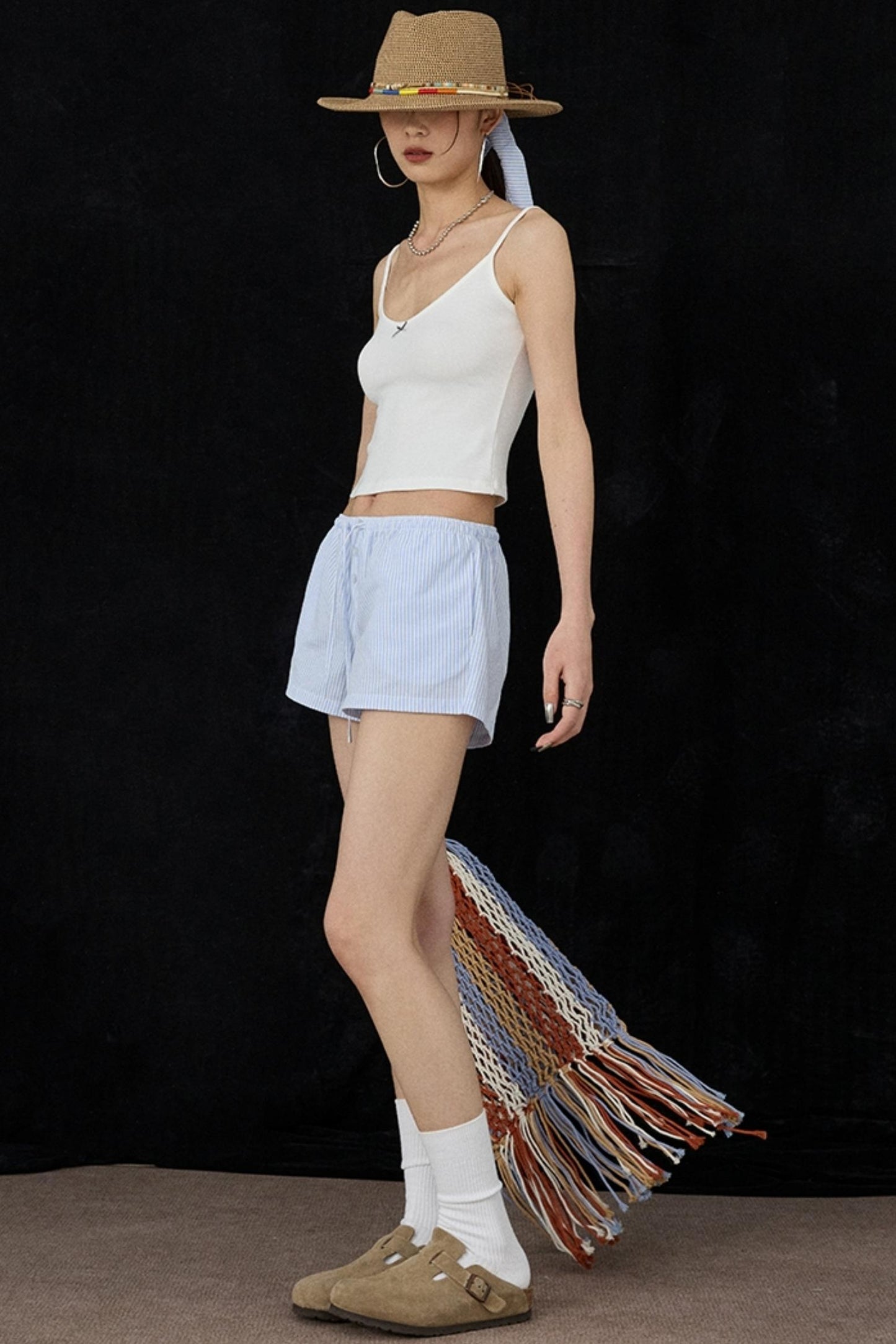 Striped Spring Shorts