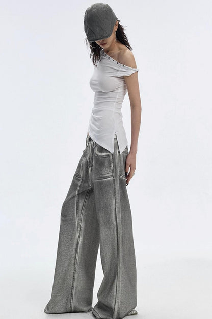 Bevelled Studded T-Shirt