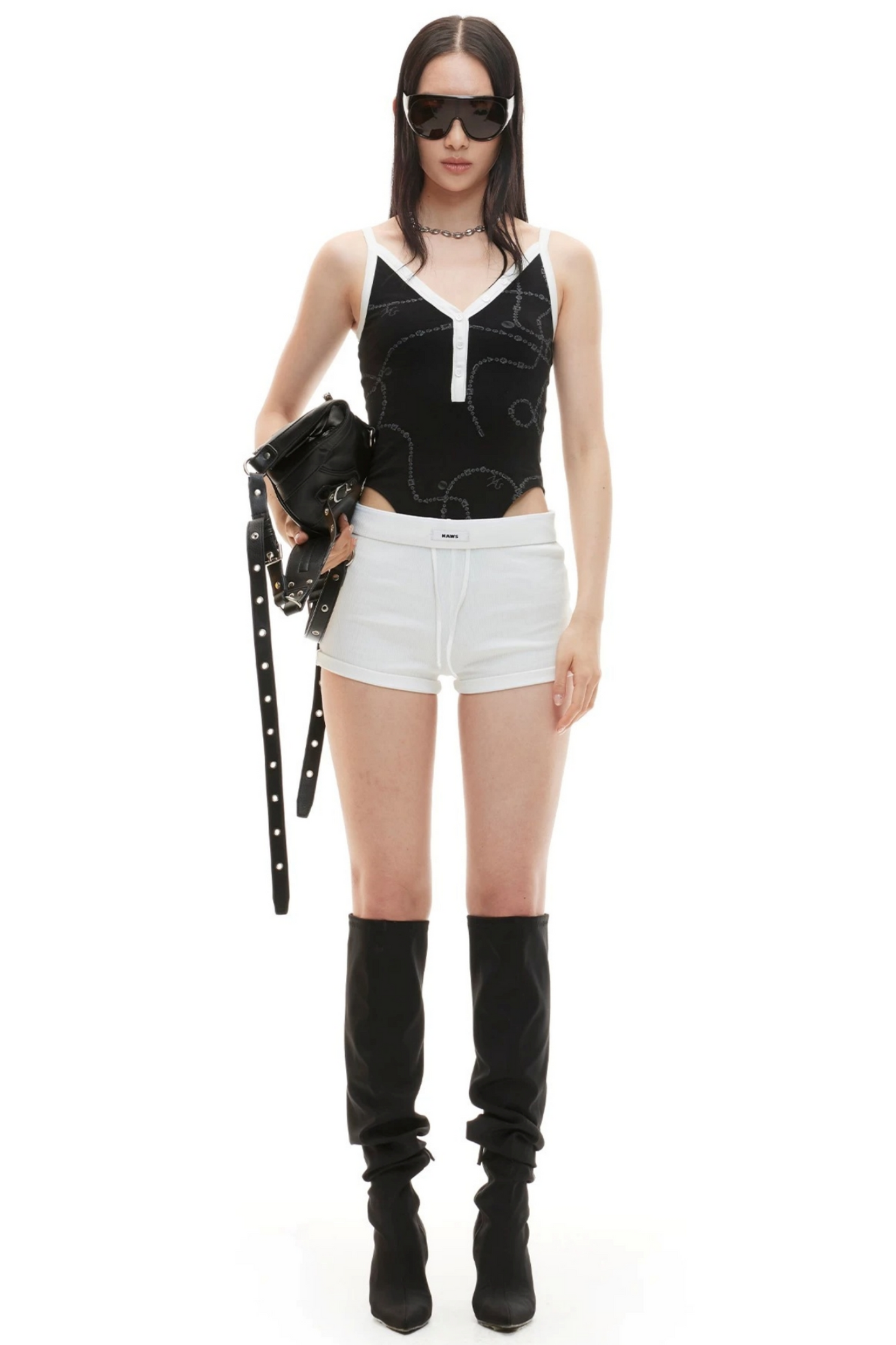 Color-Blocked Slim-Fit Camisole