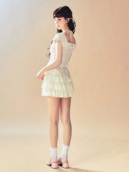 Sweet A-Line Cake Mini Skirt