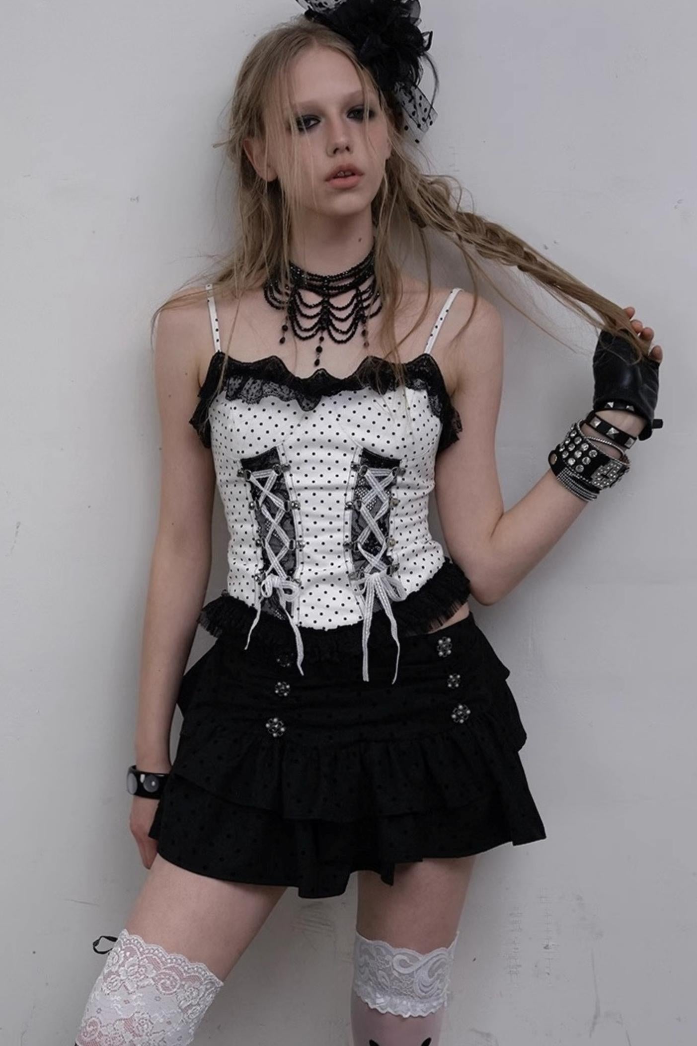Gothic Lace Mini Top