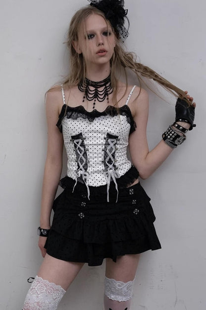 Gothic Lace Mini Top