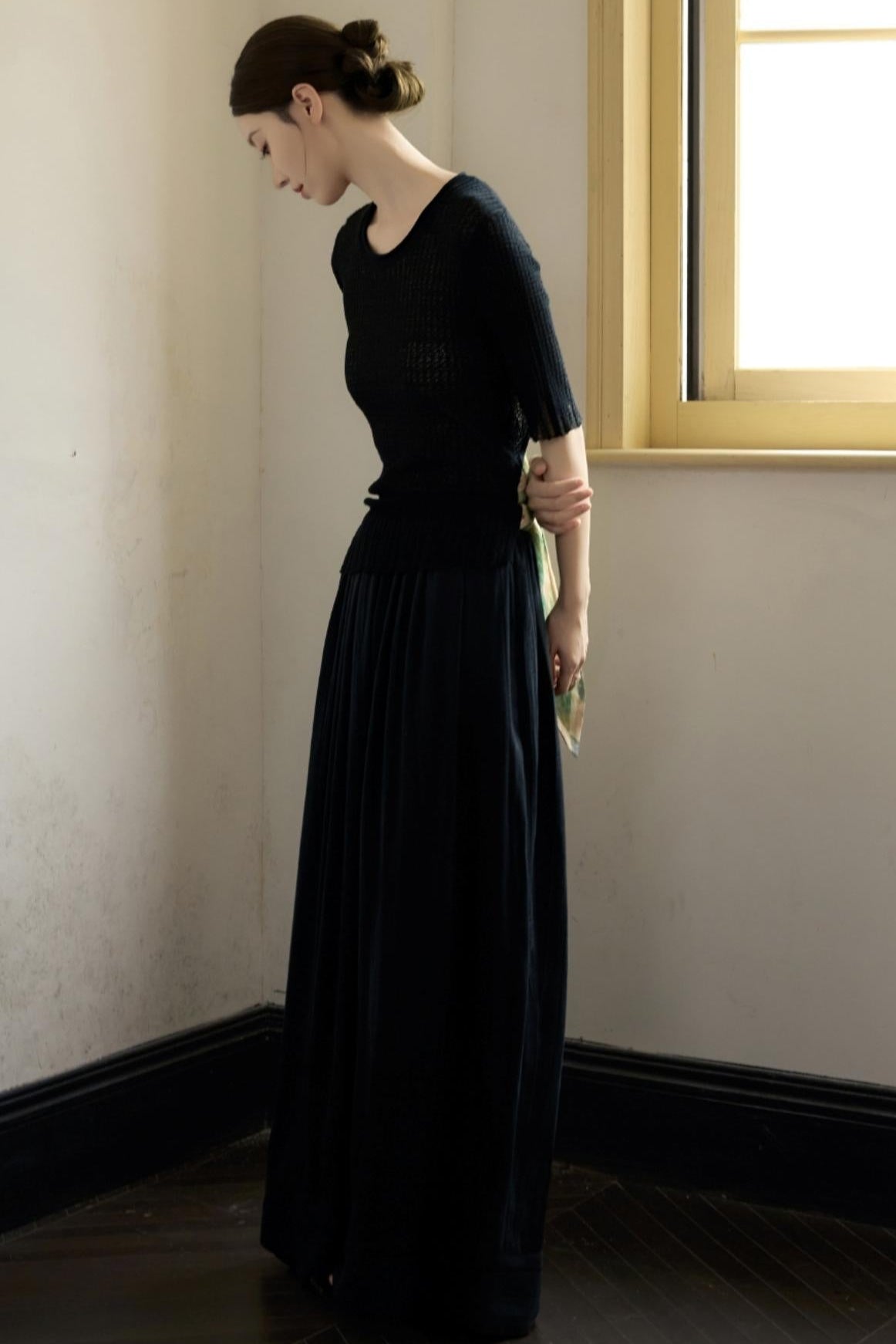 Black Wide-Leg Pants