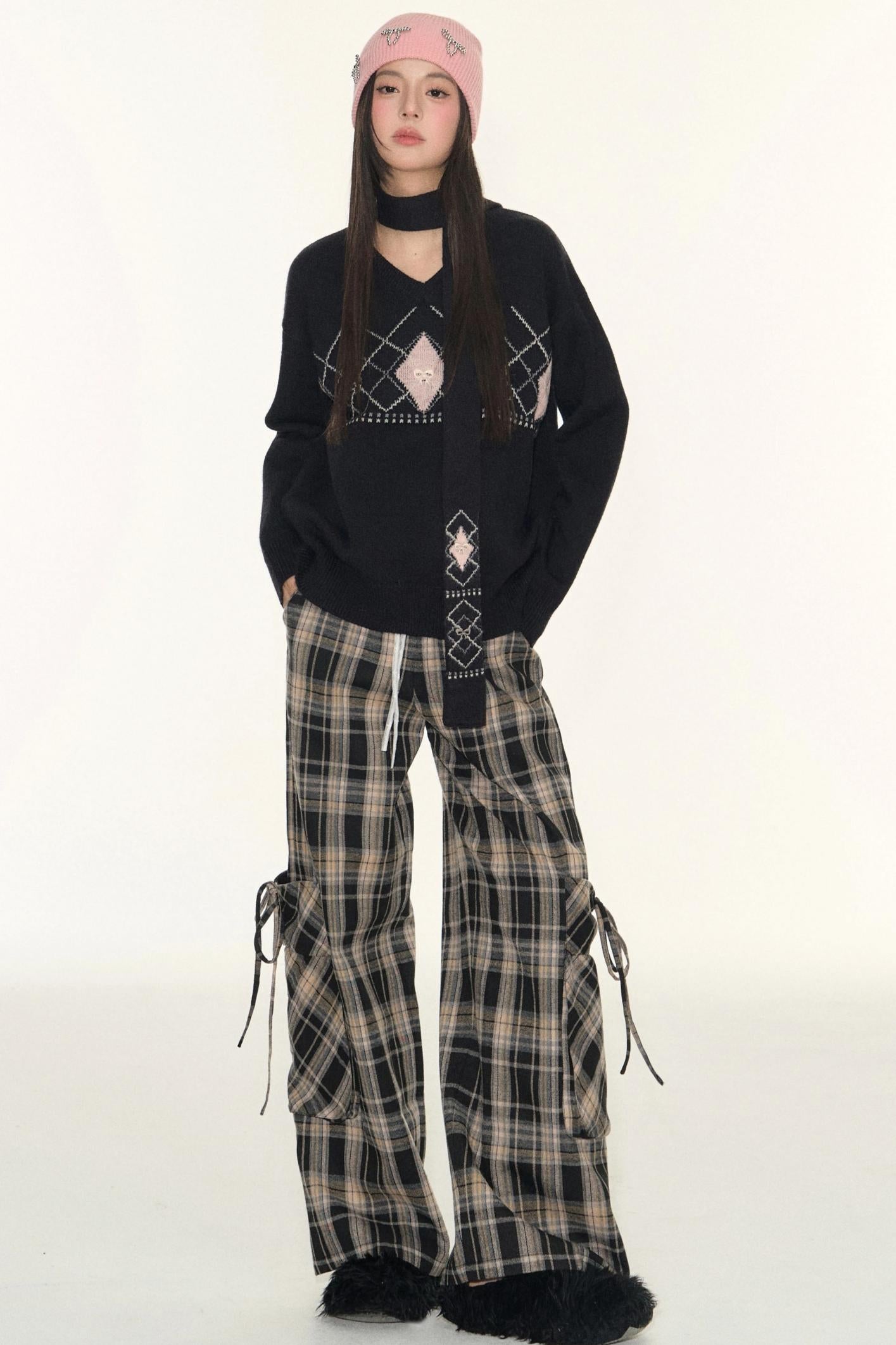 Twist V-Neck Sweater