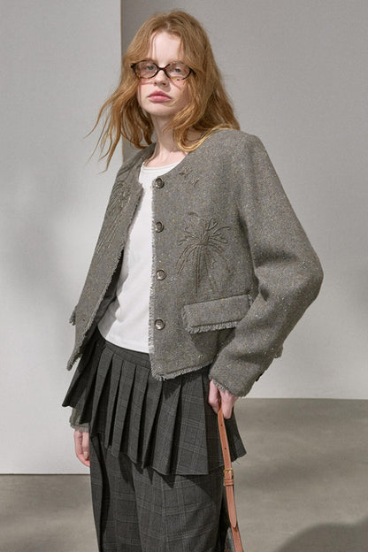 Bead-Embroidered Fireworks Jacket