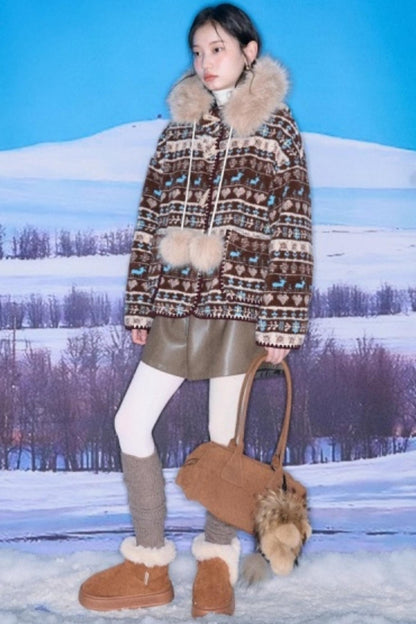 Spicy Coffee Leather Shorts