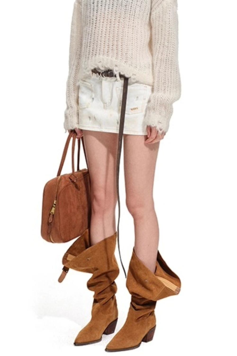 Polar Denim Twill Skirt