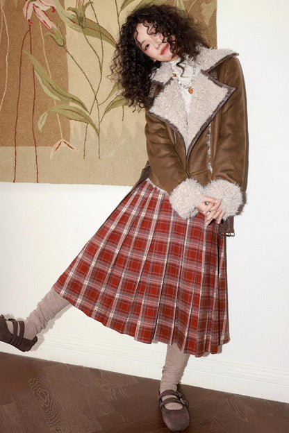 Warm Brown Suede Jacket