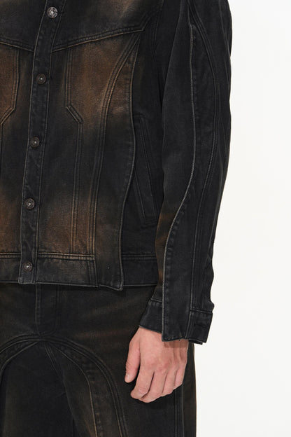 Aged Fall Denim Jacket