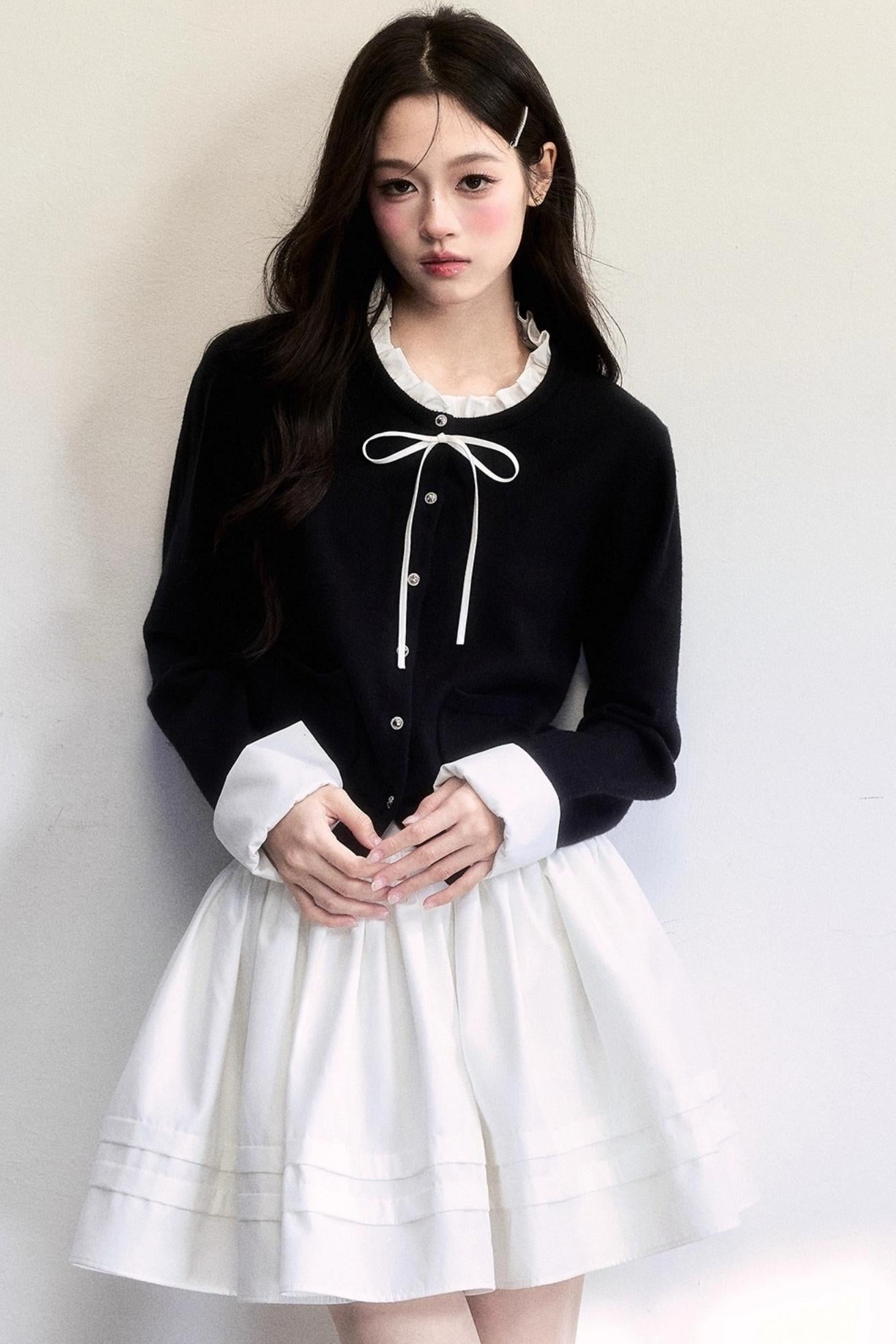 Sweetheart Ballet Cardigan Set-Up