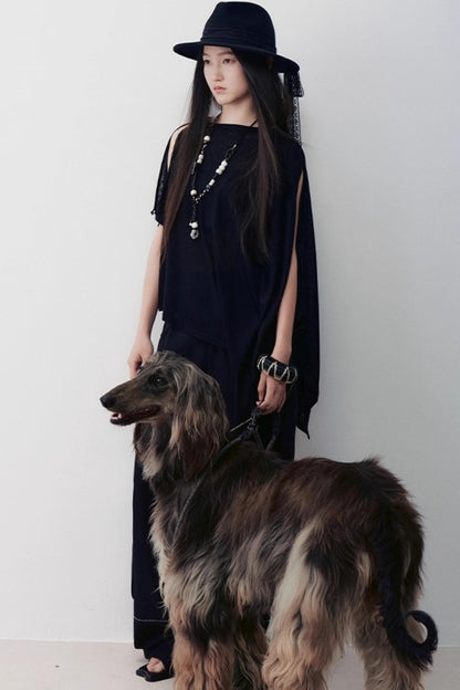 Unique Heart Beaded Glass Necklace