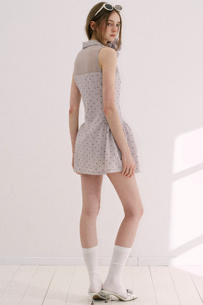 Misty Purple Retro Dress