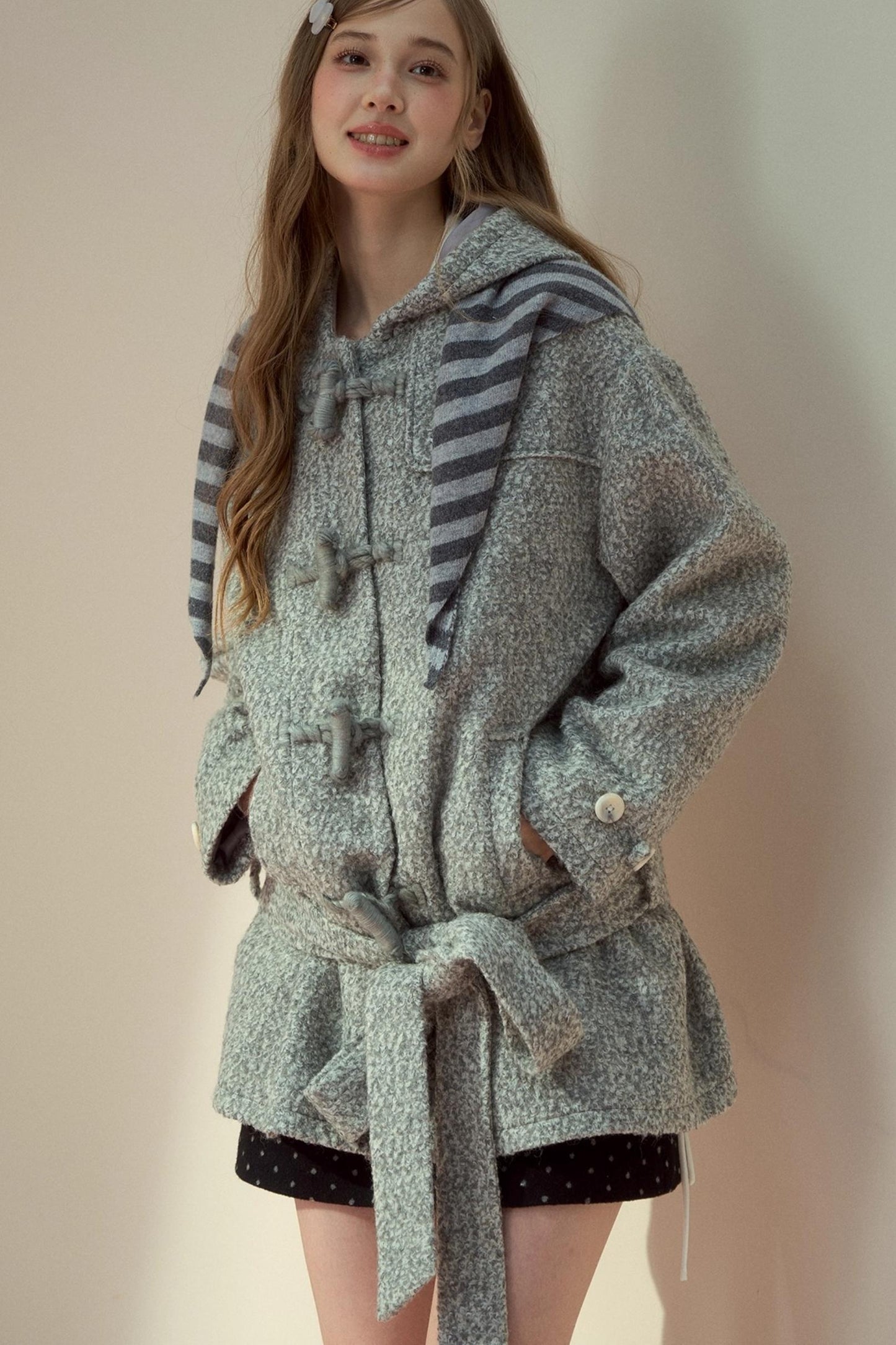 Collegiate Style Sheep Wool Jacket
