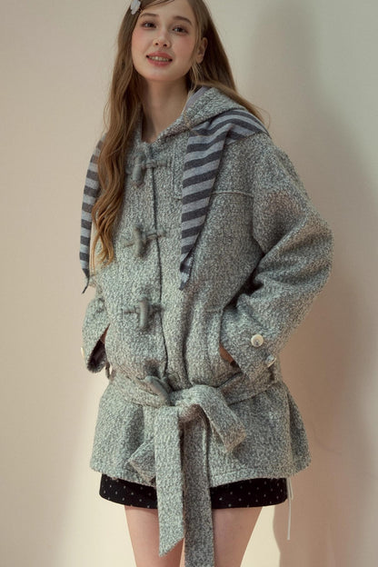 Collegiate Style Sheep Wool Jacket